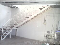 Металлический каркас на двух косоурах